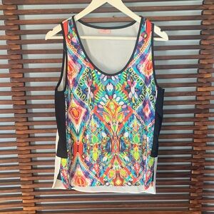 Nell Colorful Geometric Women's Tank Top